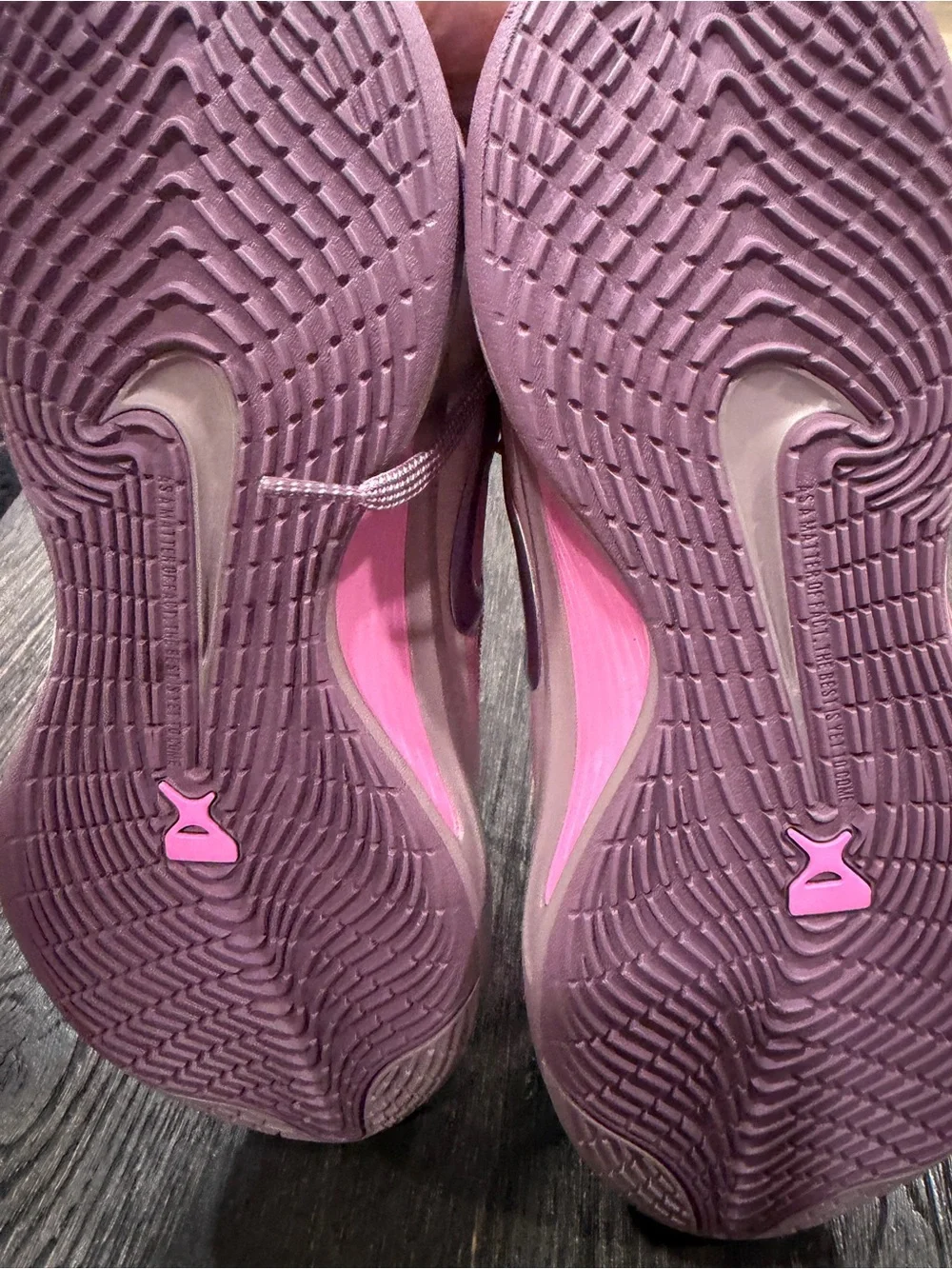 Nike A'ja Wilson A'One Shoes Women’s SZ 12.5 Violet Dust Pink Spell